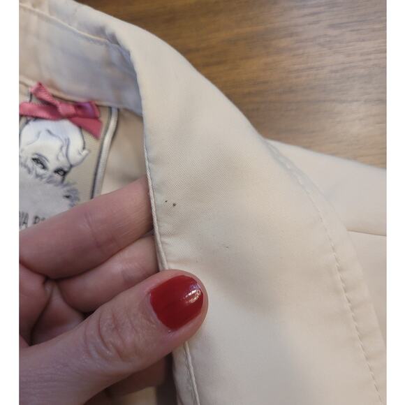 Yoana Baraschi Silk Blend Utility Midi Dress Khaki Size 6 Belted EUC - Picture 11 of 13